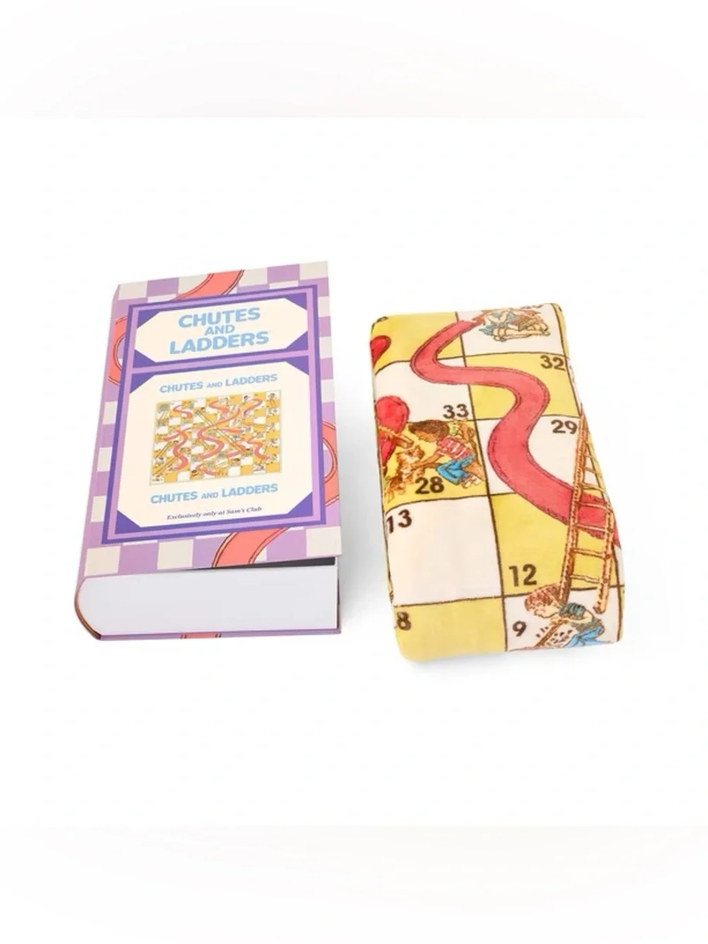 Chutes and Ladders Licensed Classic Boxed Board Game Silk Touch Throw, 50